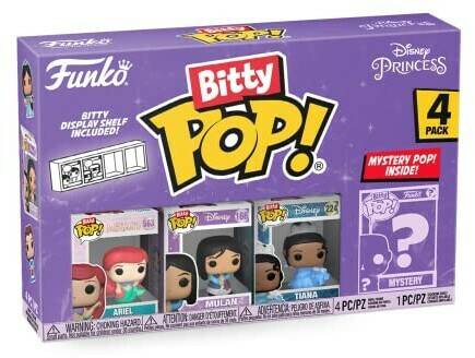 Funko Bitty Pop! Disney Princess 4-PackSeries 1 Funko Bitty Pop! Disney Princess 4-Pack