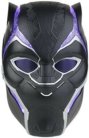 Hasbro Marvel Legends Series Black Panther elektronischer Premium Helm mit Lichtern und klappbaren Linsen (F3453) Elektronische Spielzeuge