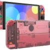 eXtremeRate Nintendo Switch OLED Custom Replacement Full Set Shell with ButtonsCherry Pink eXtremeRate Nintendo Switch OLED Custom Replacement Full Set Shell with Buttons