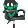 vidaXL Gaming-Stuhl mit Massagefunktion Kunstleder (349543-349554) vidaXL Gaming-Stuhl mit Massagefunktion Kunstleder (349543-349554)schwarz/grün (349546)