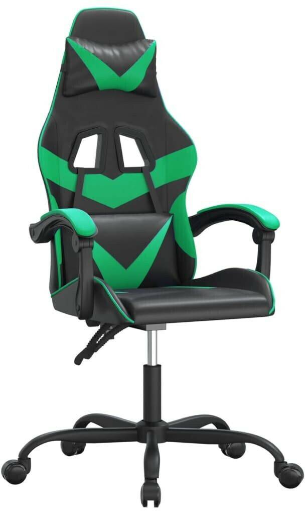 vidaXL Gaming-Stuhl mit Massagefunktion Kunstleder (349543-349554) vidaXL Gaming-Stuhl mit Massagefunktion Kunstleder (349543-349554)schwarz/grün (349546)