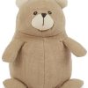 Bieco Teddybär aus Leinen & Musselin ca. 18cm (16192115) Kuscheltiere