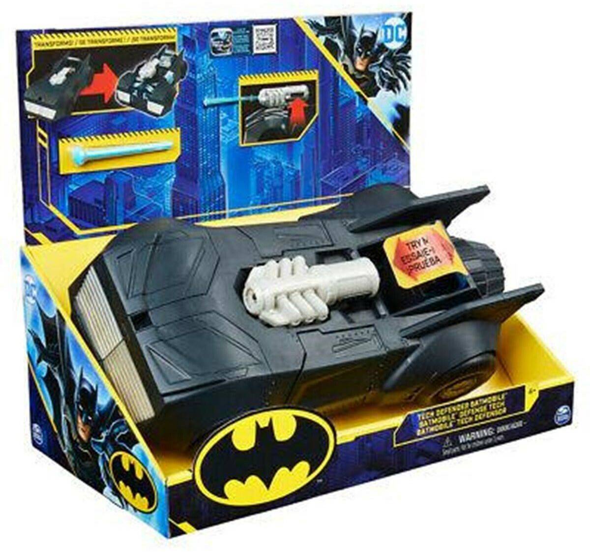 Sammelfiguren Spin Master DC Comics Batman Tech Defender Batmobile