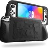 Fintie Nintendo Switch OLED Silicone Anti-Slip Case Fintie Nintendo Switch OLED Silicone Anti-Slip CaseBlack