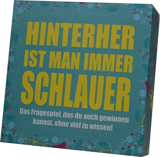 Hinterher ist man immer schlauer Party-Spiele