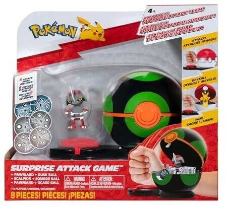 Sammelfiguren Jazwares Pokemon Surprise Attack Game Gladiantri mit Finsterball (PKW3172)