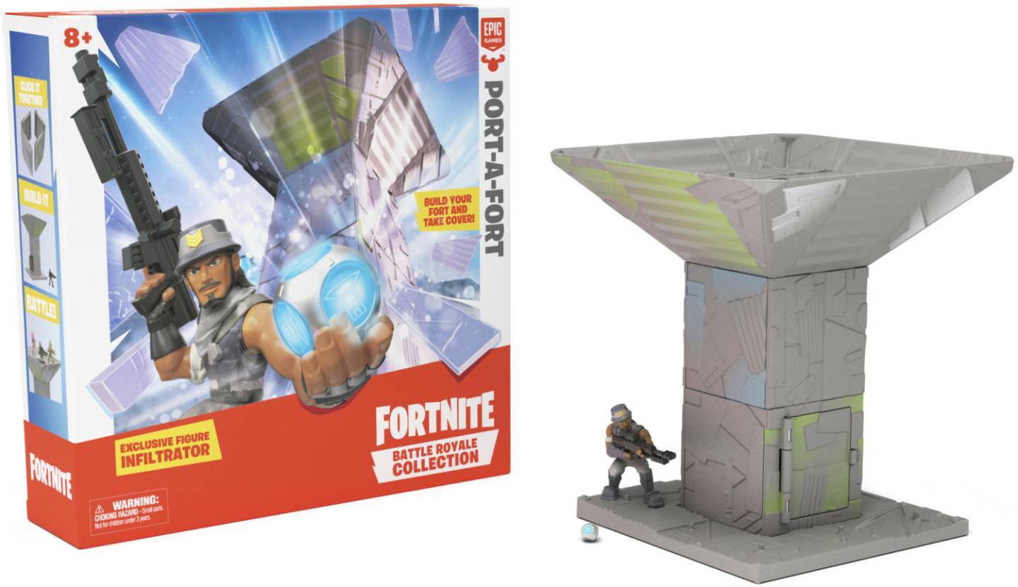 Sammelfiguren Boti Fortnite Port a Fort Set