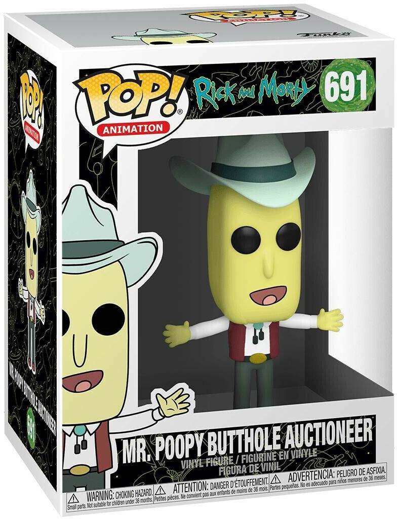 Funko Pop! Animation: Rick and MortyMr. Poopy Butthole Auctioneer Funko Pop! Animation: Rick and Morty