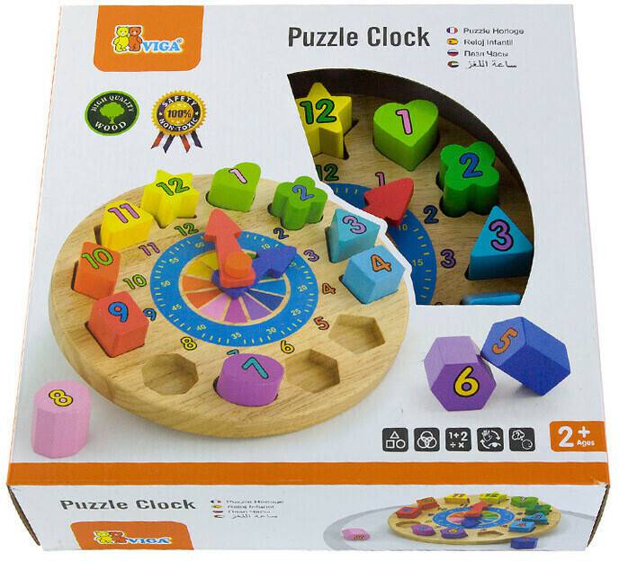 Puzzles VIGA Uhr (12 Teile)