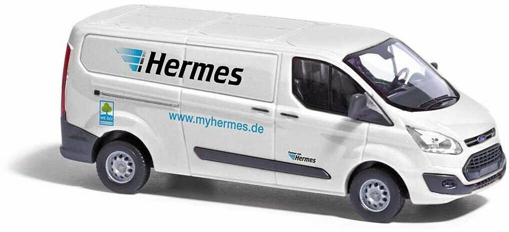 Busch Ford Transit Custom, Hermes Versand (52410) Modellfahrzeuge