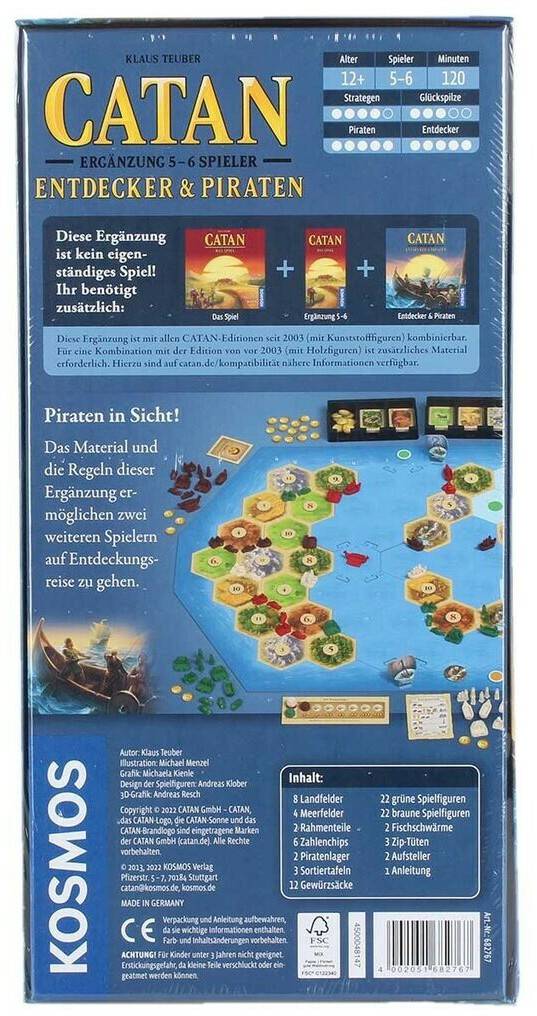 Strategiespiele Catan - Entdecker & Piraten - Erweiterung (DE)