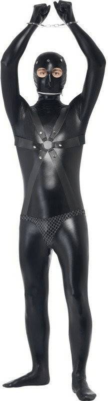 Faschingskostüme Smiffy's Gimp Kostüm Bodysuit Kostüm L