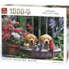 King International Jigsaw Puppies Drin Wasser 1000 Stück Puzzles