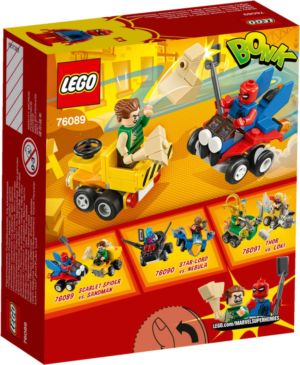 LEGO Super Heroes - Mighty Micros: Scarlet Spider vs. Sandman (76089) LEGO