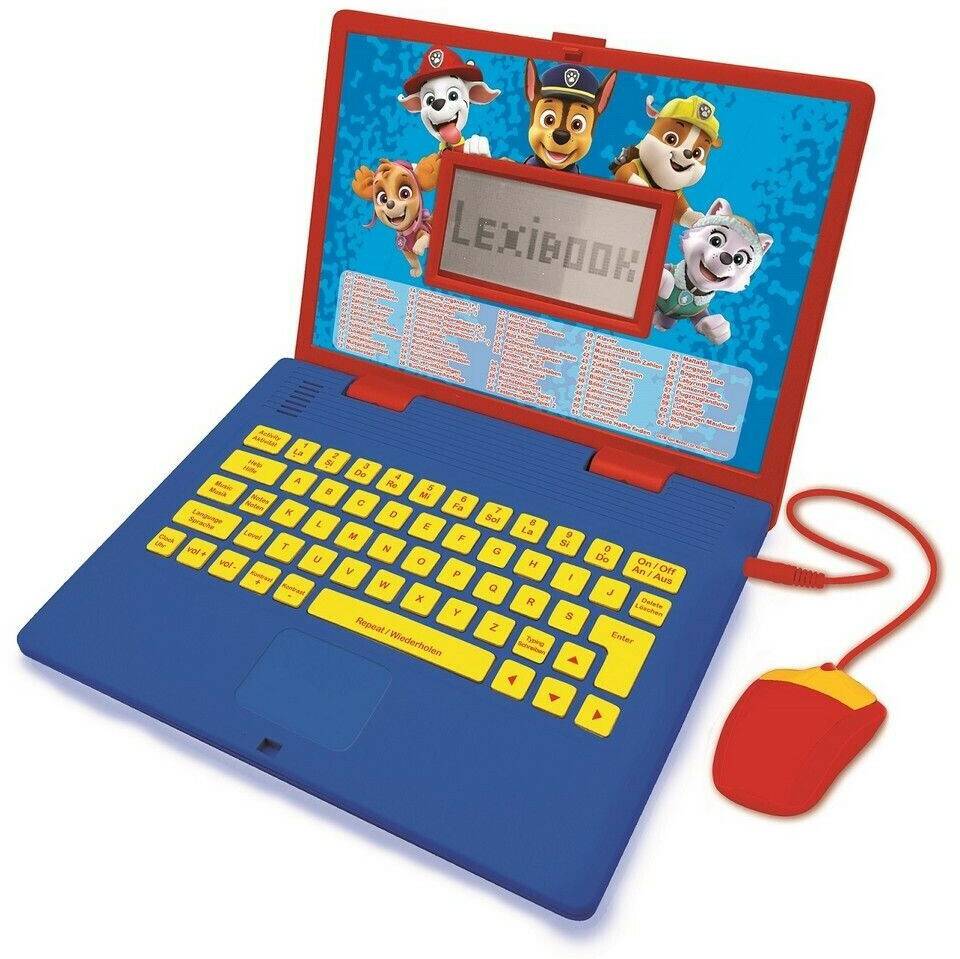 Lerncomputer Lexibook Zweisprachiger Laptop für Bildungszwecke Paw Patrol