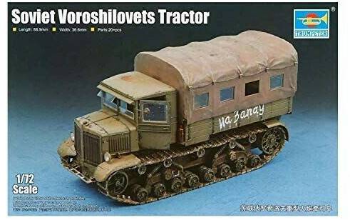 Modellbausätze Trumpeter Soviet Voroshilovets Tractor (07110)