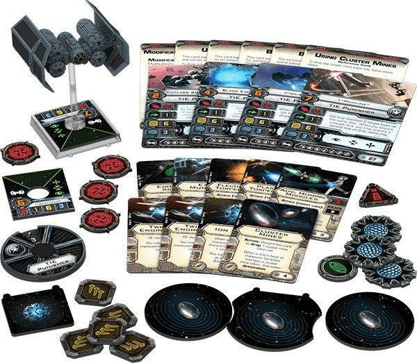 Fantasy Flight Games Star Wars X-Wing: TIE-Vergelter Erweiterungspack (FFGD4020) Tabletop-Spiele