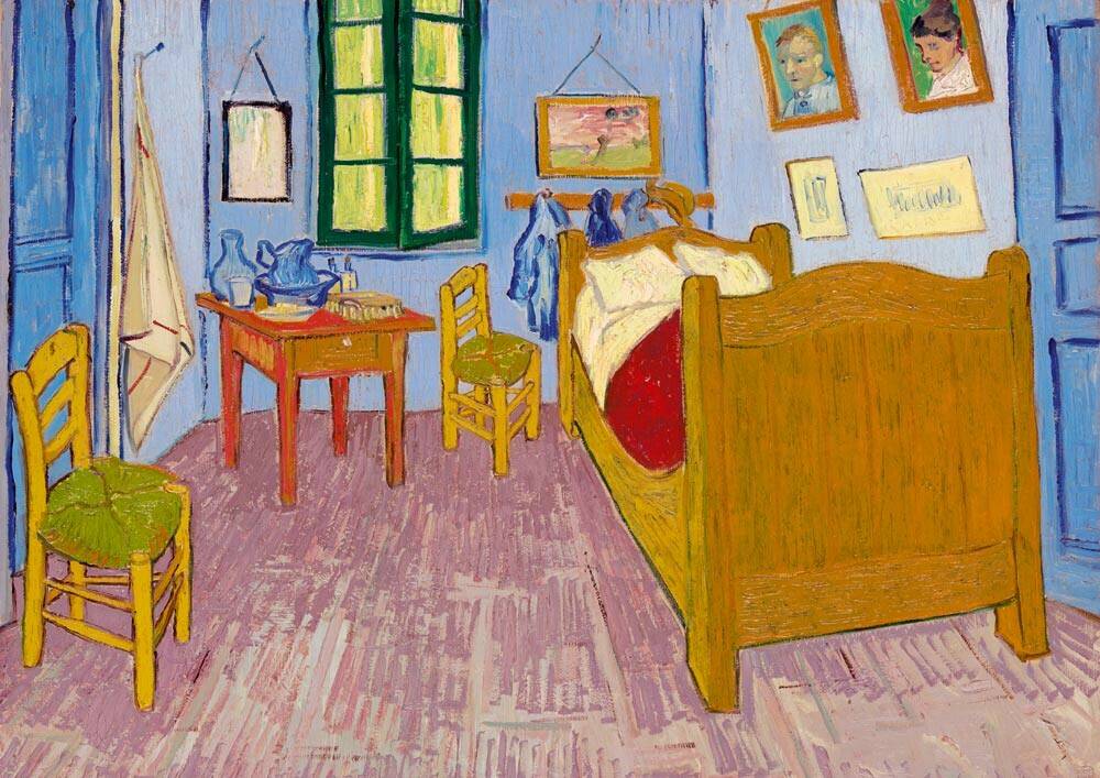 Bluebird Puzzle Vincent Van Gogh - Bedroom in Arles, 1888 (1000 Teile) Puzzles