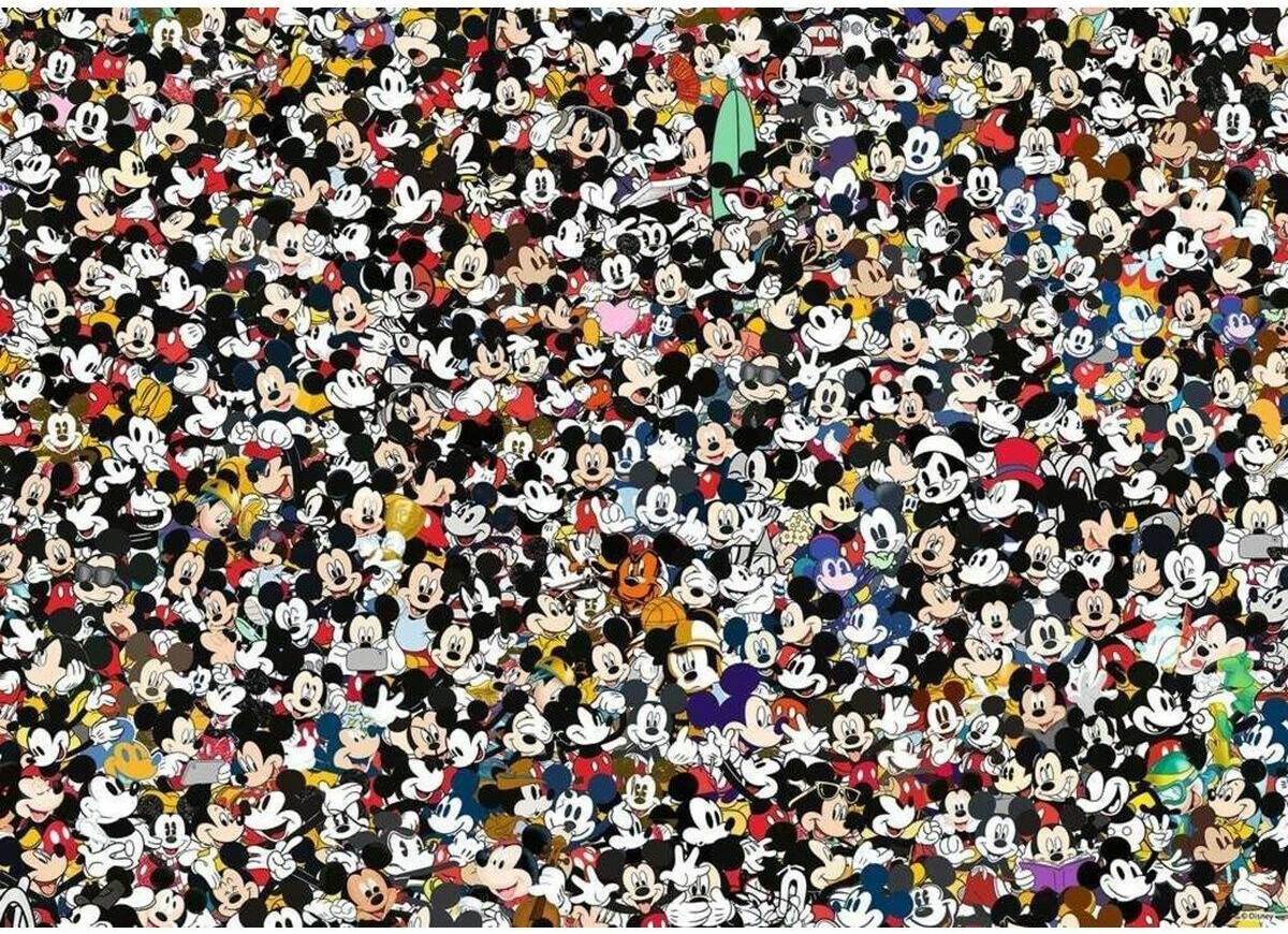 Puzzles Ravensburger Challenge Mickey (1000 Teile)