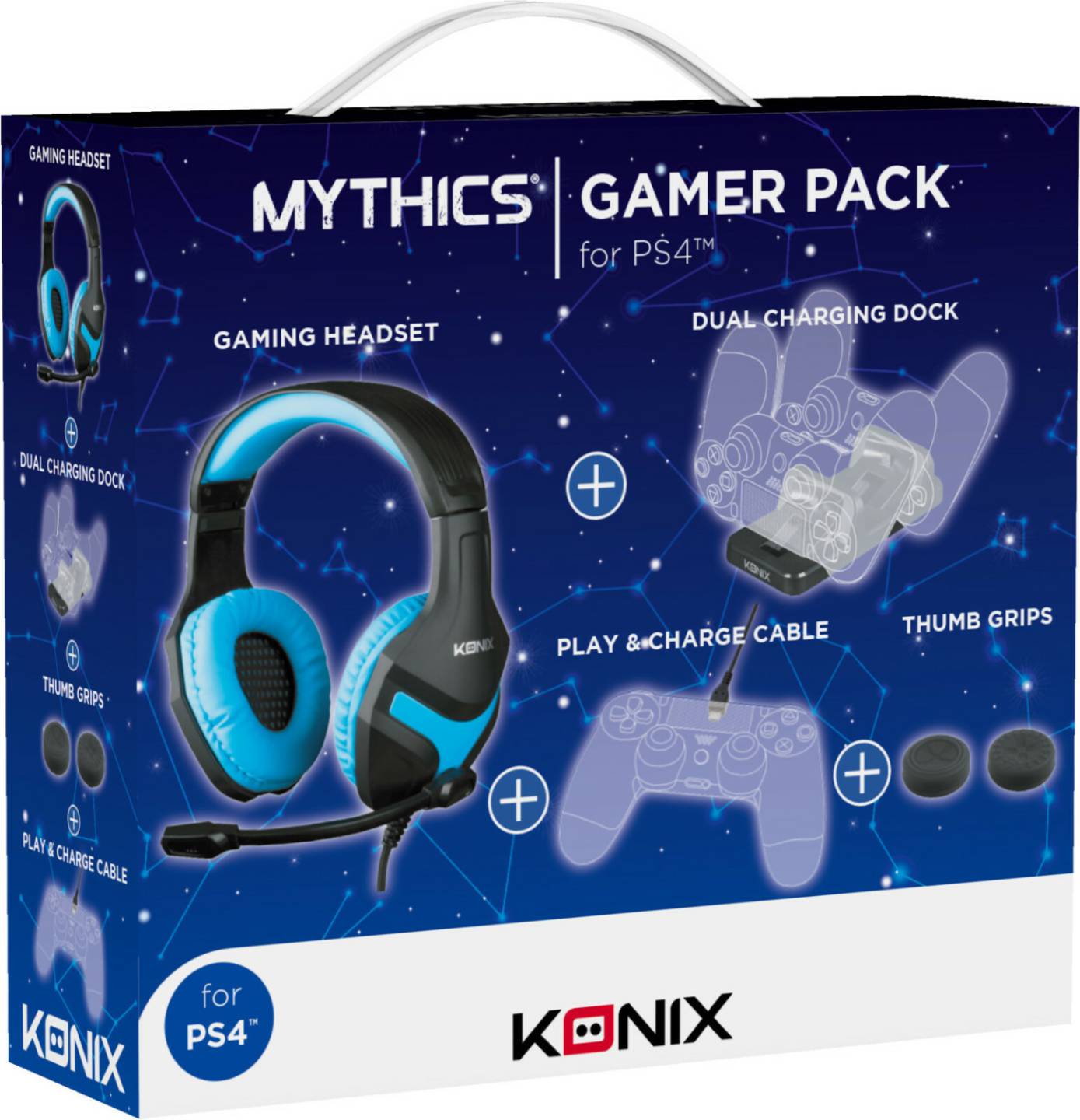 Gamingzubehör PS4 Mythics Gamer Pack