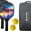 Wurfspiele Schildkröt Pickleball Set mit 2 Schlägern