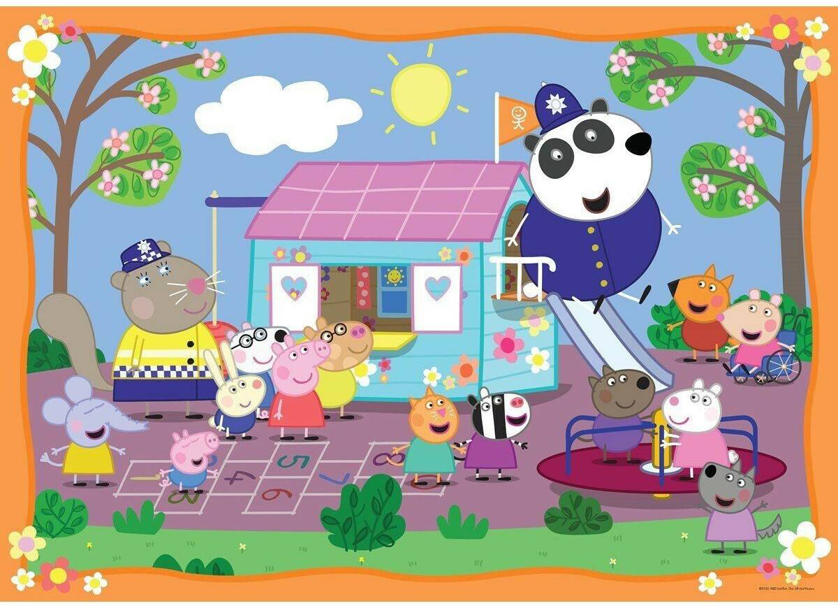 Ravensburger Peppa Wutz Clubhaus Bodenpuzzle (24 Teile) Puzzles