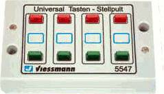 Modelleisenbahn-Zubehör Viessmann Universal Tasten-Stellpult (5547)