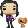 Funko Pop! Television: Marvel HawkeyeKate Bishop With Lucky The Pizza Dog Funko Pop! Television: Marvel Hawkeye