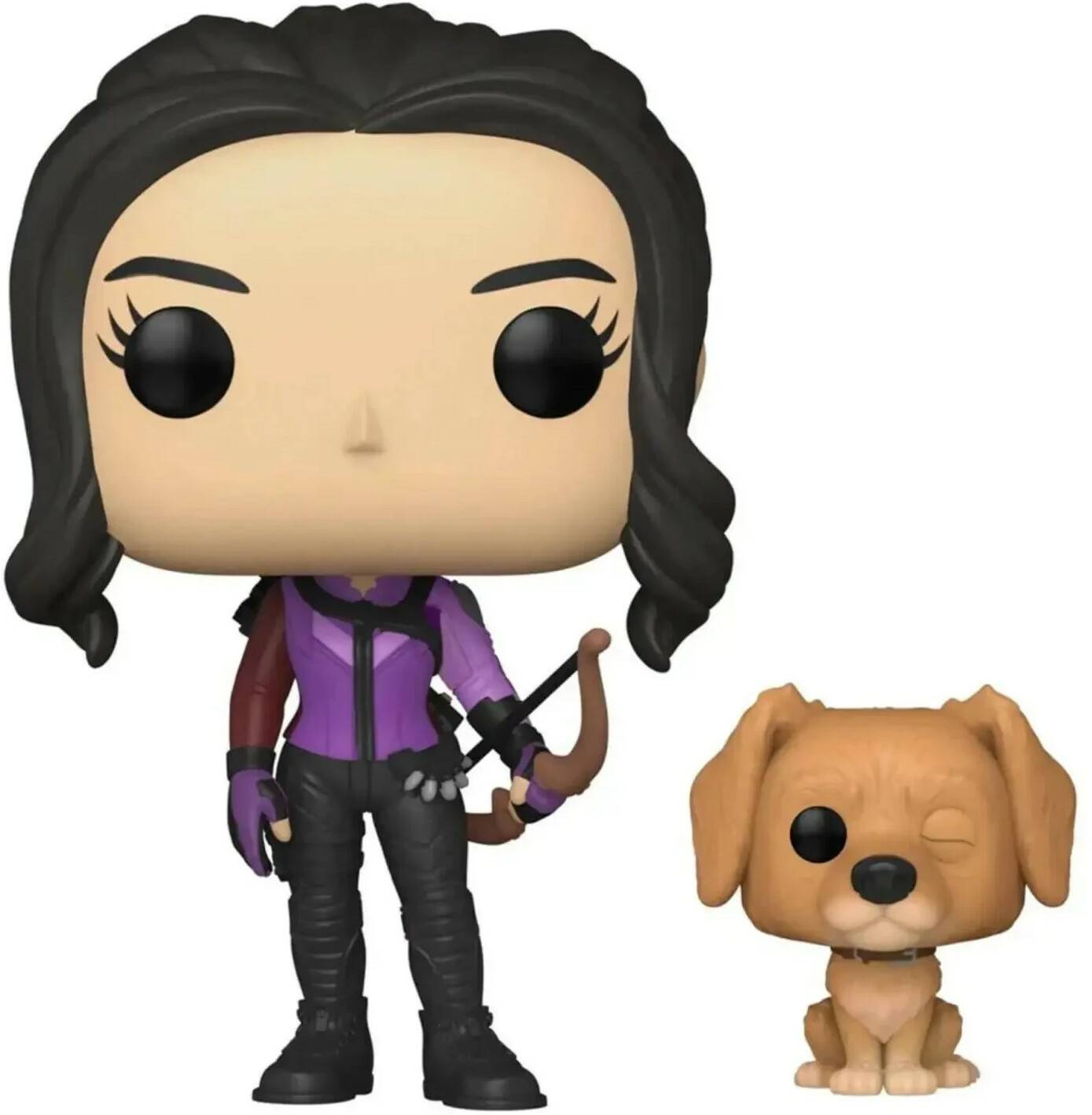 Funko Pop! Television: Marvel HawkeyeKate Bishop With Lucky The Pizza Dog Funko Pop! Television: Marvel Hawkeye