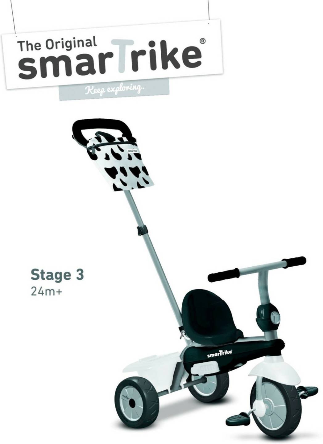 Dreiräder smarTrike 4-in-1 Vanillaschwarz