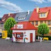 Vollmer Pizza-Lieferservice N Bausatz Gastronomie Stadt (47662) Modelleisenbahn-Zubehör