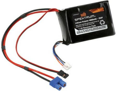 Spektrum Lipo Akku Empfängerpack für DX8 T 2S 7.4V 4000mAh (SPMB4000LPTX) RC-Akkus