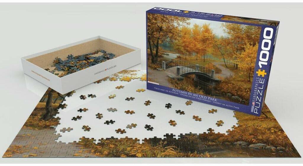 Eurographics Herbst im alten Park von Eugene Lushpin Puzzle (1000 Teile) Puzzles