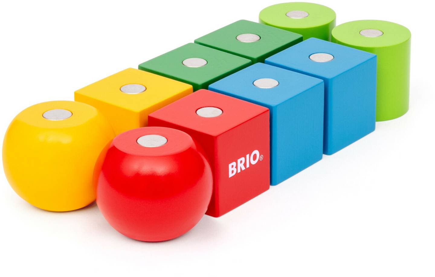 Baukästen & Bausteine Brio Magnetic Wooden Blocks (30435)