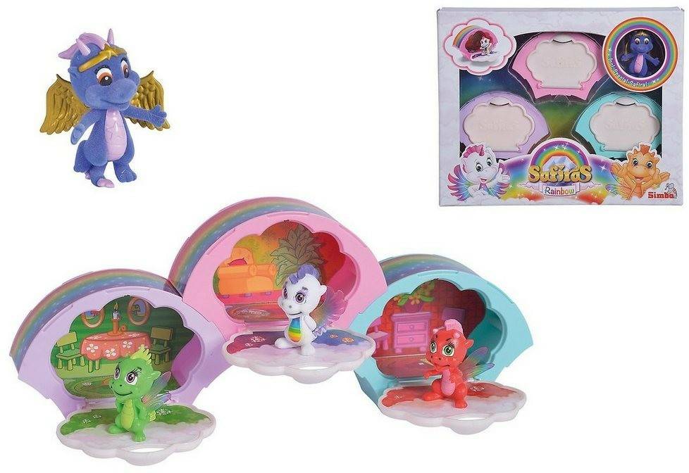 Simba Safiras Regenbogenfreunde, 3er Pack Sammelfiguren