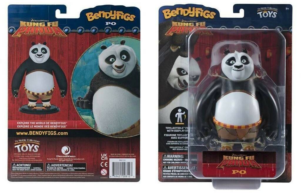 Sammelfiguren Bendyfigs Noble Collection Kung Fu Panda Po Ping 15 cm