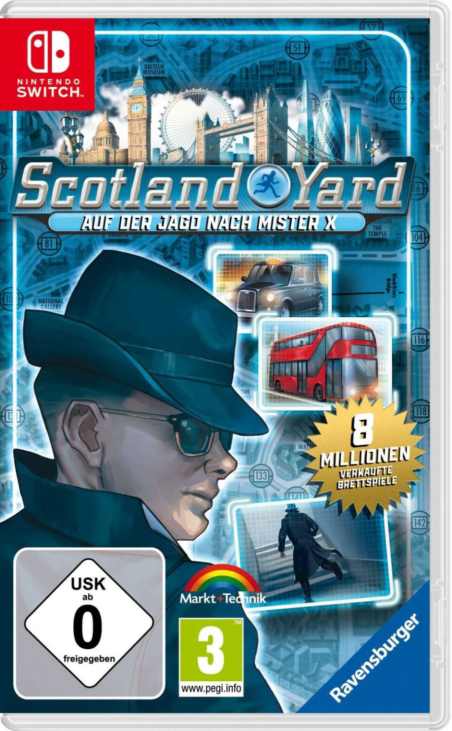 Nintendo Switch-Spiele Scotland Yard - Auf der Jagd nach Mister XSwitch