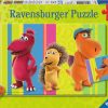 Puzzles Ravensburger Der kleine Drache Kokosnuss und seine Freunde (2 x 24)