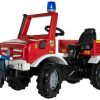 Rolly Toys Feuerwehr Unimog mit Seilwinde (38299) Tretfahrzeuge