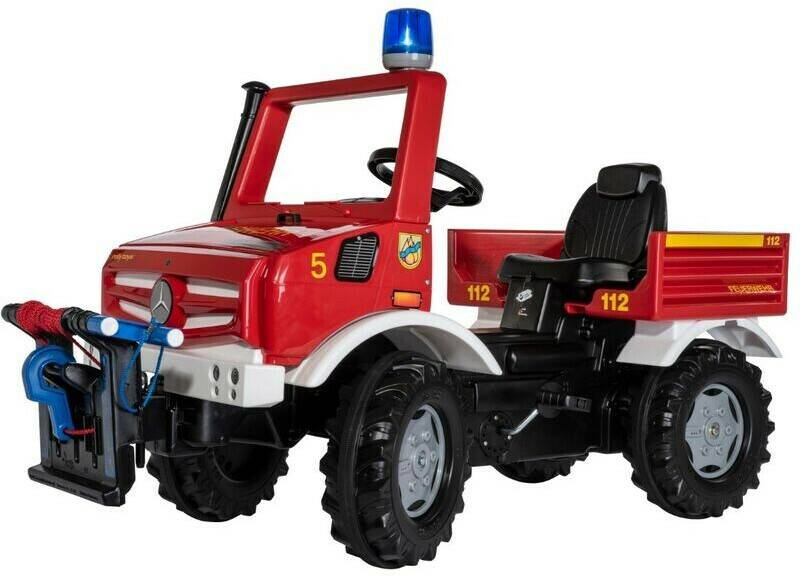 Rolly Toys Feuerwehr Unimog mit Seilwinde (38299) Tretfahrzeuge