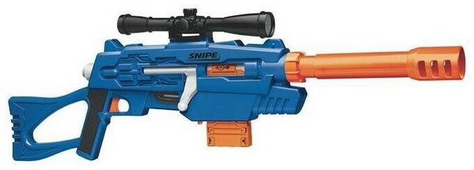 Spielzeug-Blaster BuzzBeeToys Dartblaster Master Tek Sniper Blau