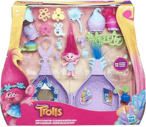 Sammelfiguren Hasbro Trolls Poppys Haarsalon (B6559)