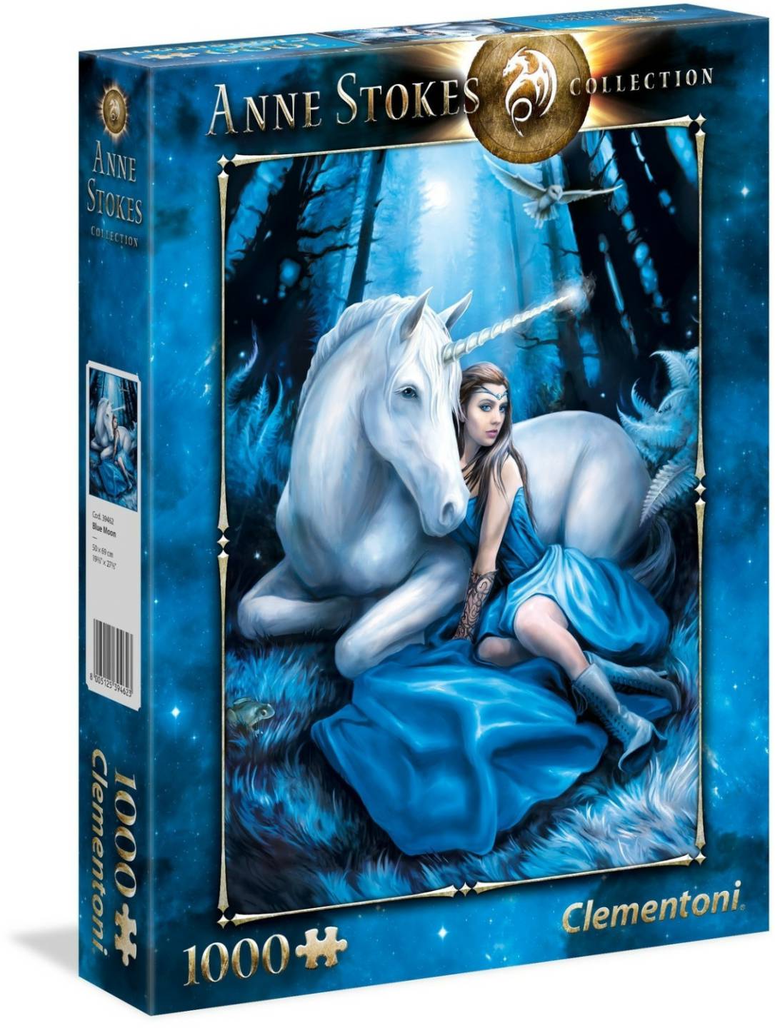 Puzzles Clementoni Anne Stokes - Luna azul