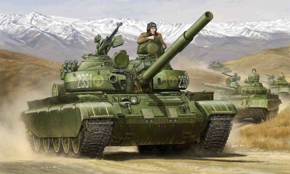 Modellbausätze Trumpeter Russian T-62 BDD Mod. 1984 (01554)