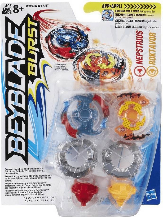 Hasbro Beyblade Burst Dual Pack Hasbro Beyblade Burst Dual PackRoktavor & Nepstrius