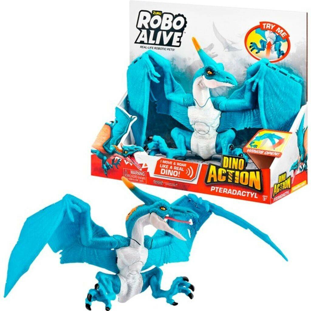 Spielzeugroboter ZURU Robo Alive Dino ActionPterodactyl blue