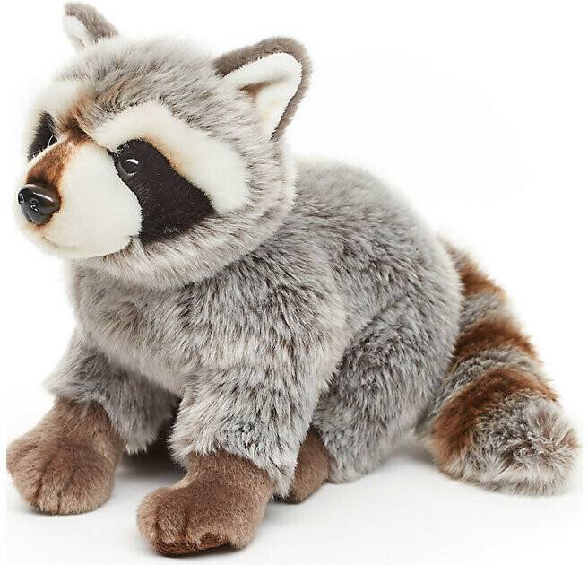 Kuscheltiere UNI-TOYS Waschbär 25cm grau/braun