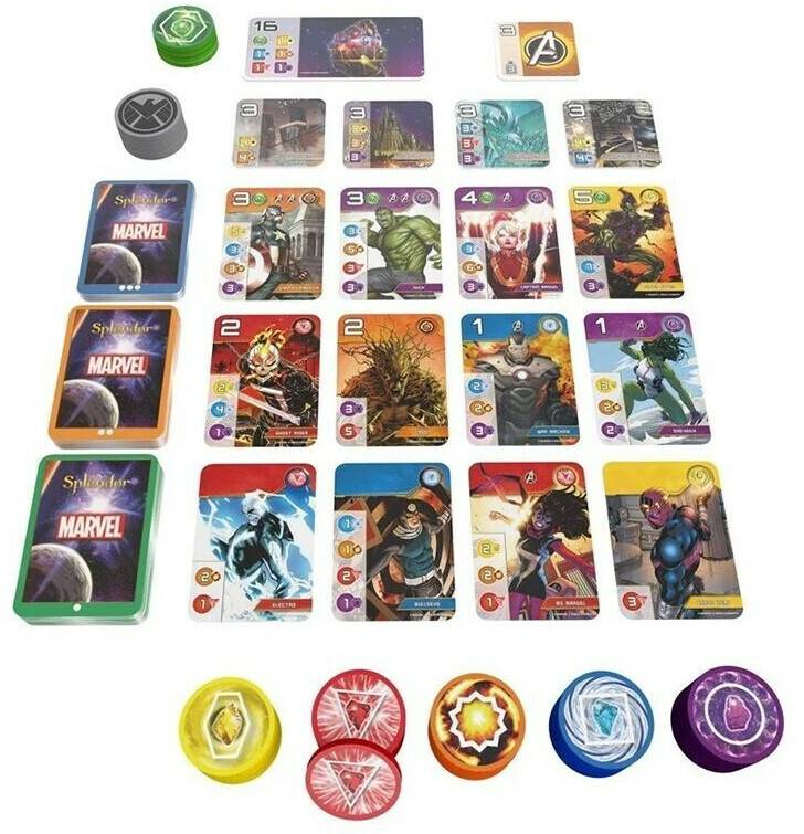 Strategiespiele Splendor Marvel (French)