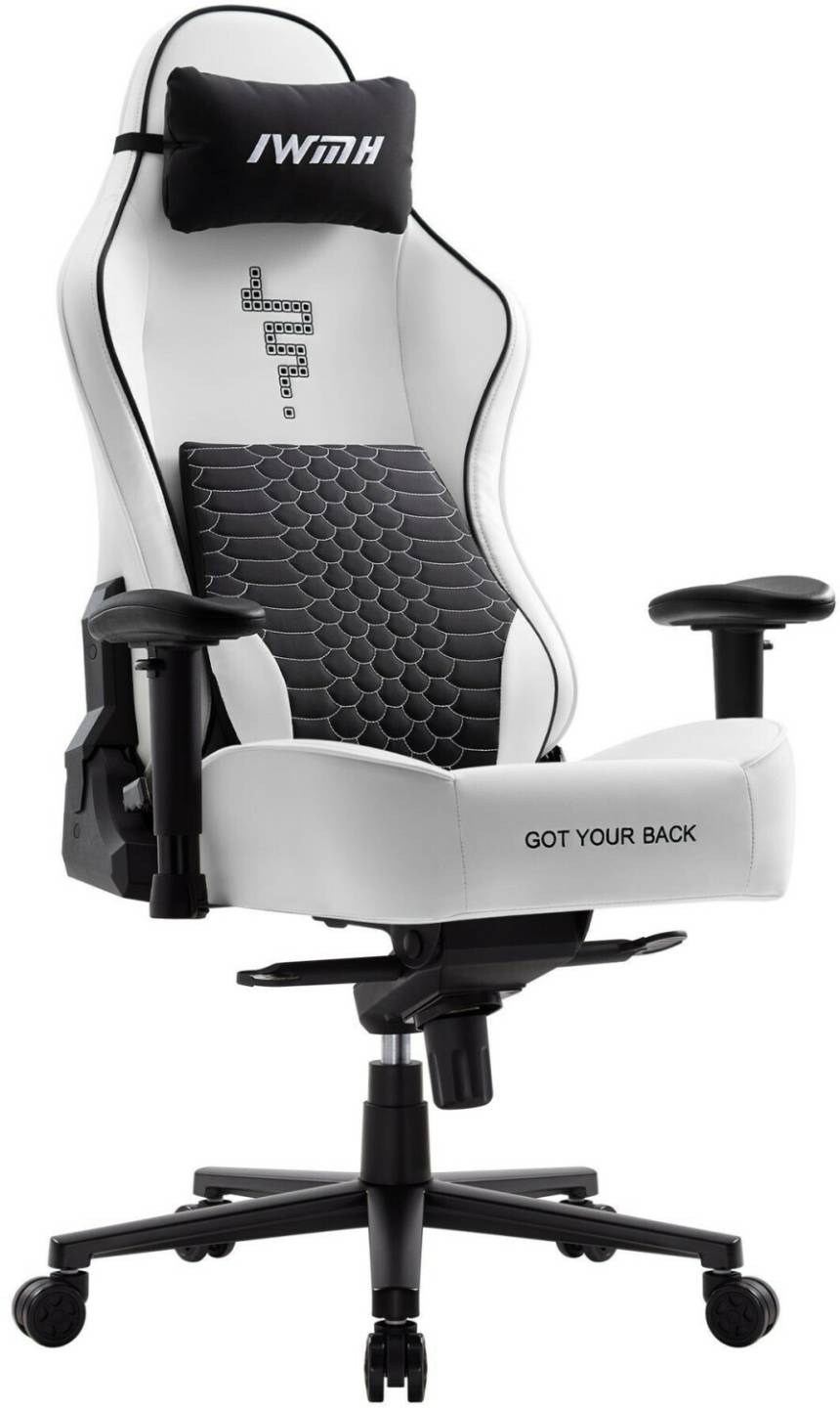 IntimaTe WM Heart Rally Gaming Chair Ergonomic Office Chair Desk Chair with 3D lumbar supportWhite IntimaTe WM Heart Rally Gaming Chair Ergonomic Office Chair Desk Chair with 3D lumbar support