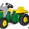 Rolly Toys rollyKid John Deere mit Lader und Anhänger (023110) Tretfahrzeuge